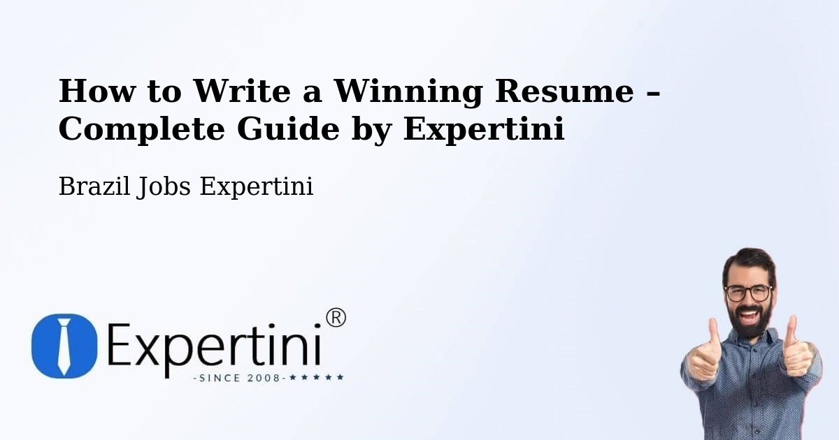 Resume Writing Guide for Job Seekers – São Bernardo Do Campo - São Bernardo Do Campo, Brazil Jobs Expertini